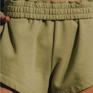 Olive Green Women's Shorts